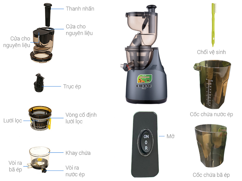 Máy ép hoa quả Kidosu