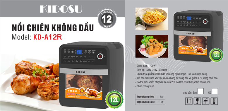 nồi chiên không dầu