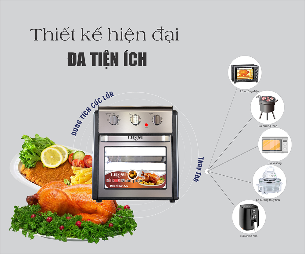Nồi chiên không dầu Kidosu KD-A20