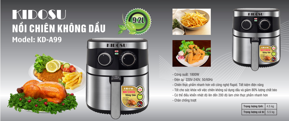 nồi chiên không dầu