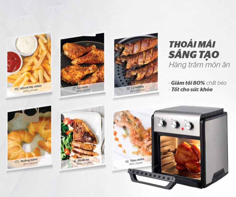 Nồi Chiên Không Dầu Kidosu KD-A20