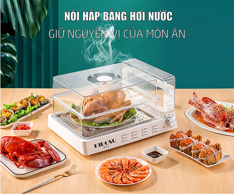 Máy Hấp Điện Đa Năng Kidosu KD-S568