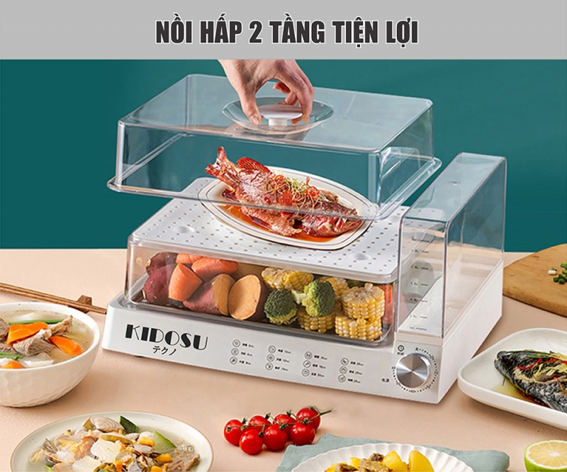 Máy Hấp Điện Đa Năng Kidosu KD-S568