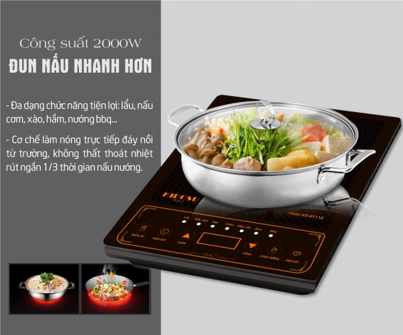 Bếp Từ Đơn Kidosu KD-BT116