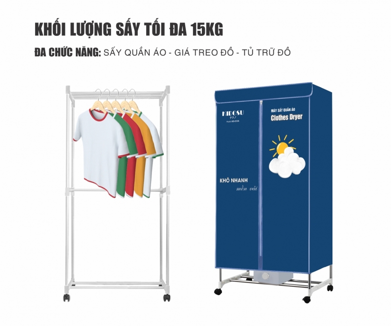 Máy Sấy Quần Áo Kidosu KD-CD26