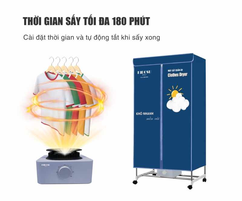 Máy Sấy Quần Áo Kidosu KD-CD26