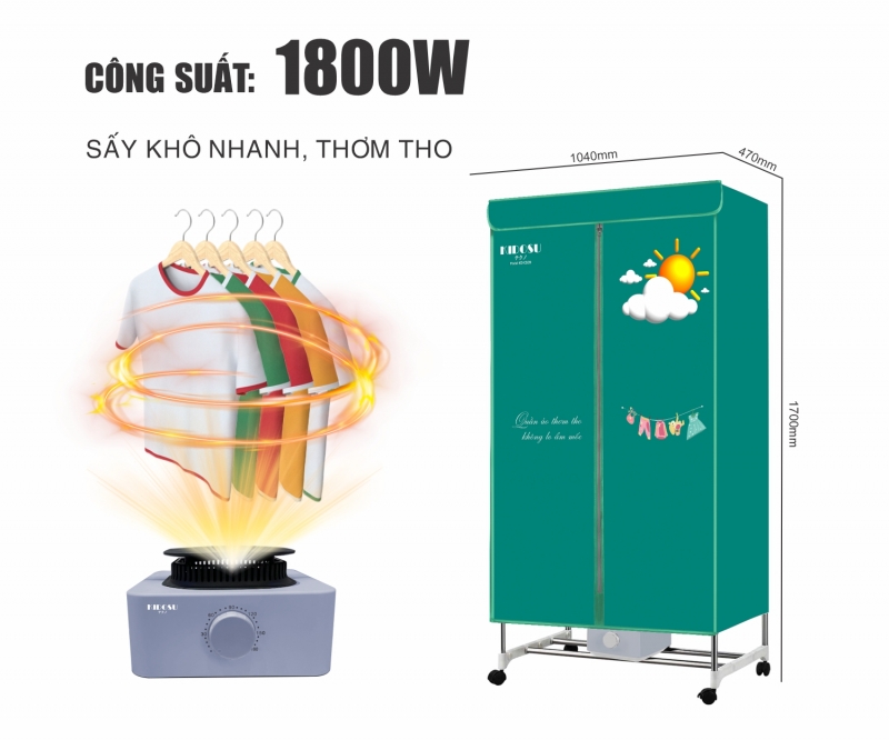 Máy Sấy Quần Áo Kidosu KD-CD28