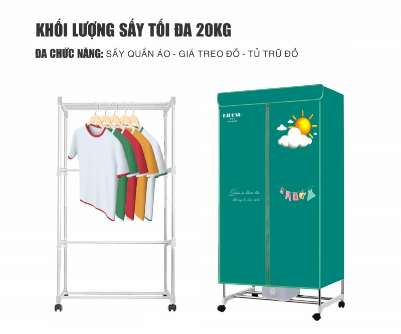 Máy Sấy Quần Áo Kidosu KD-CD28