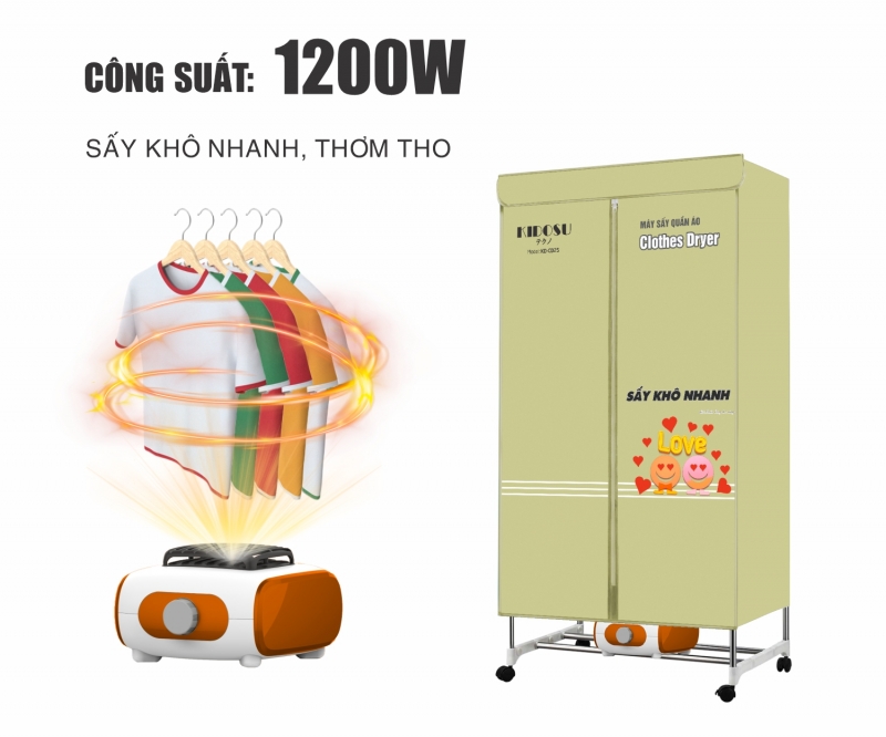 Máy Sấy Quần Áo Kidosu KD-CD25