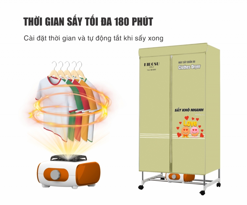 Máy Sấy Quần Áo Kidosu KD-CD25