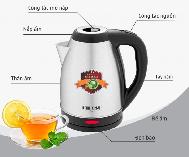 Ấm Siêu Tốc Kidosu KD-GK12