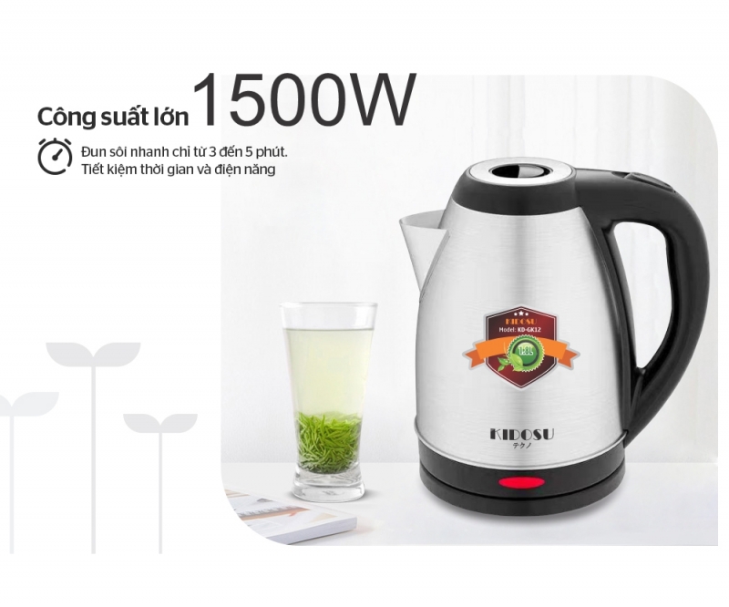 Ấm Siêu Tốc Kidosu KD-GK12