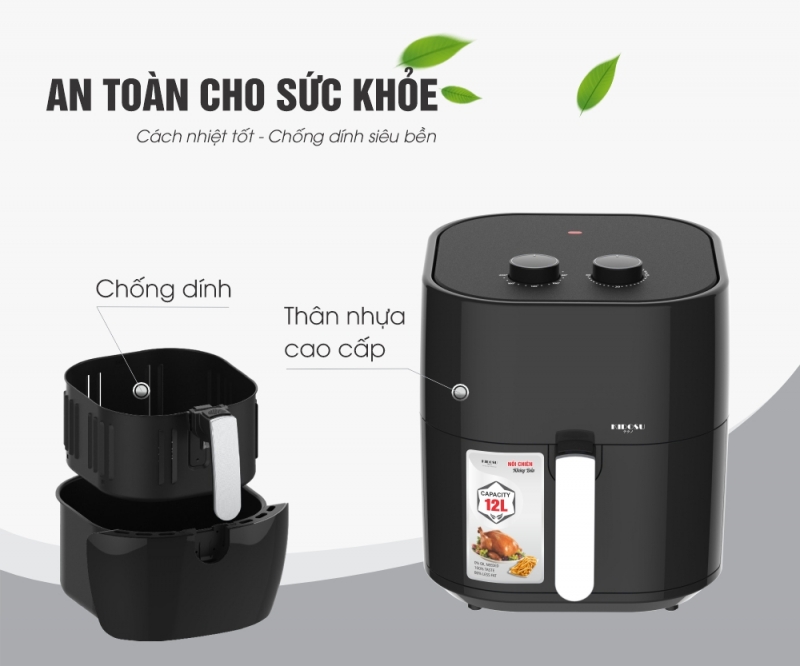 Nồi Chiên Không Dầu Kidosu KD-A98