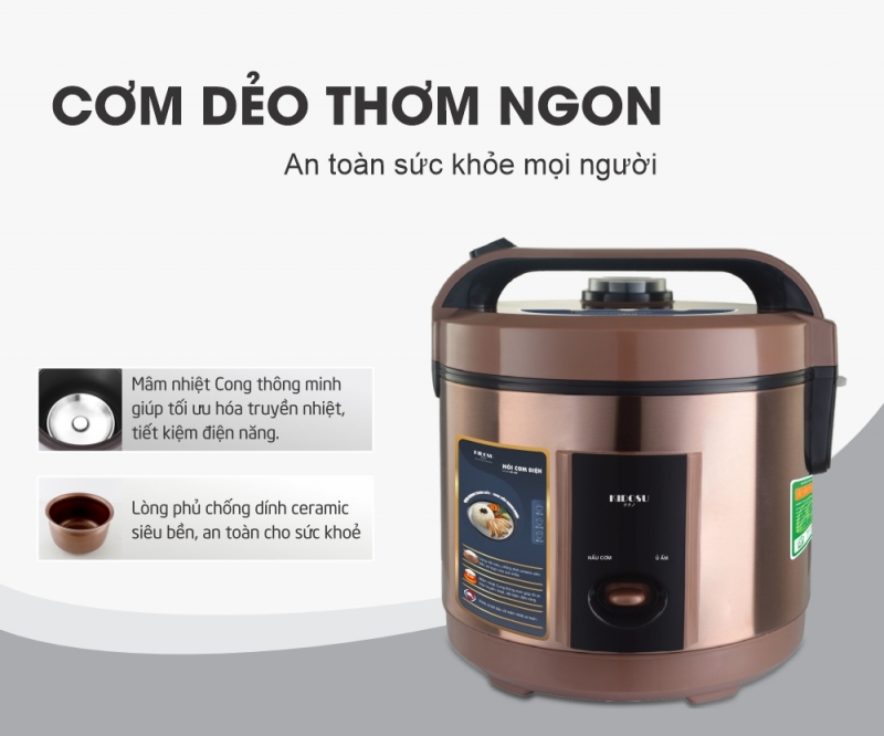 Nồi cơm điện 1.8 Lít Kidosu KD-18N