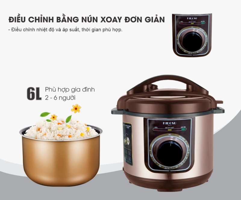 Nồi áp suất 6 lít Kidosu KD-AS06