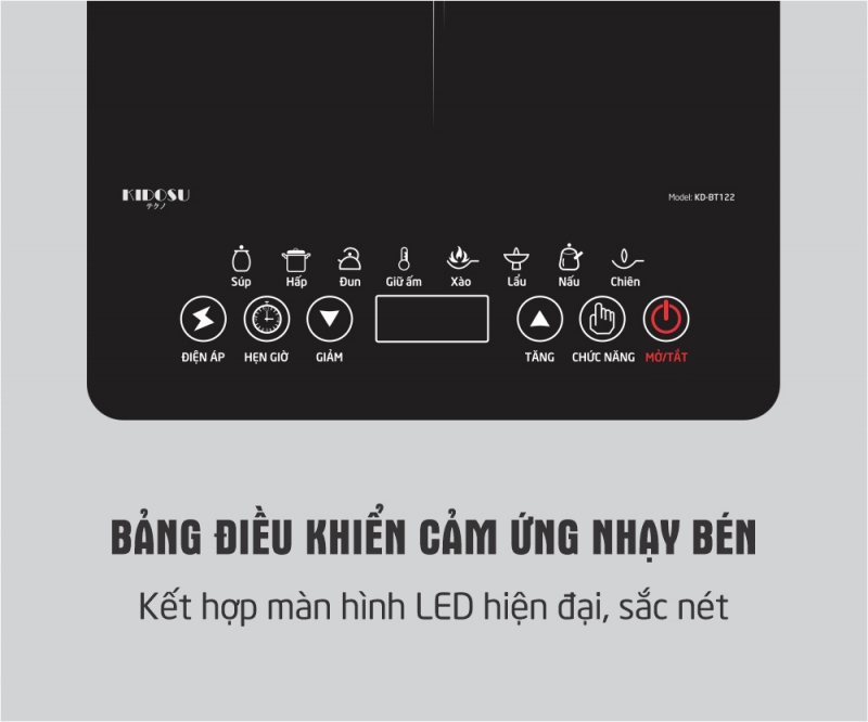 Bếp Từ Đơn Kidosu KD-BT122