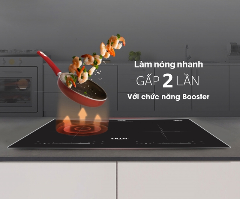 Chức năng Booster trên bếp từ đôi bạn cần biết