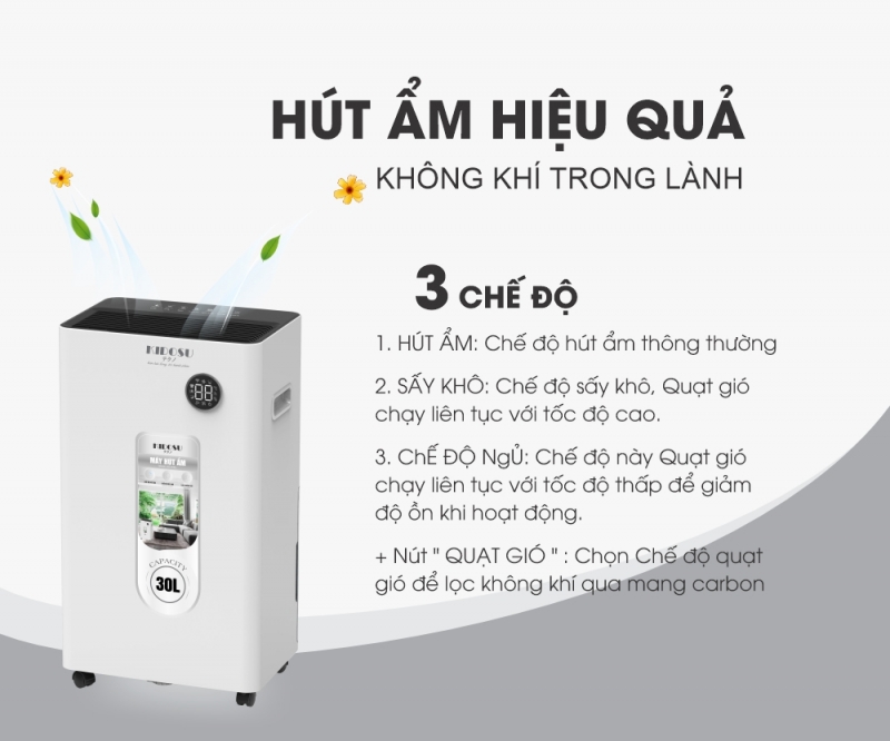 Máy hút ẩm 30 lít