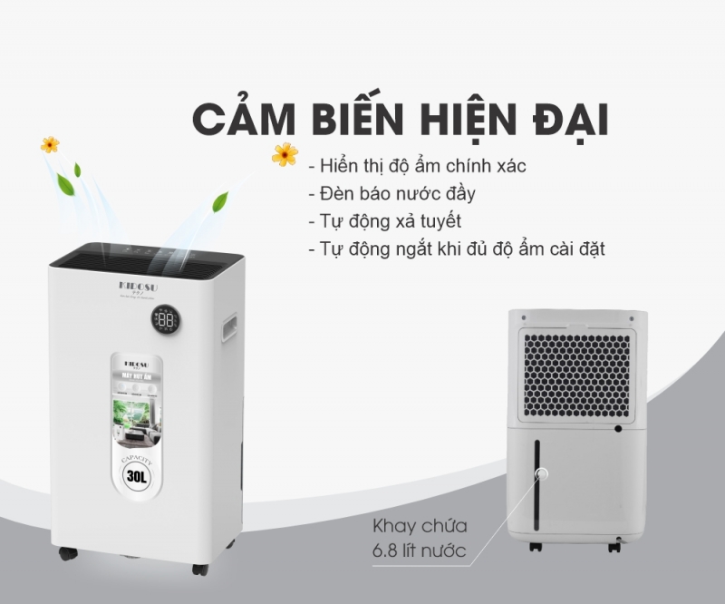 Máy hút ẩm Kidosu 30 Lít