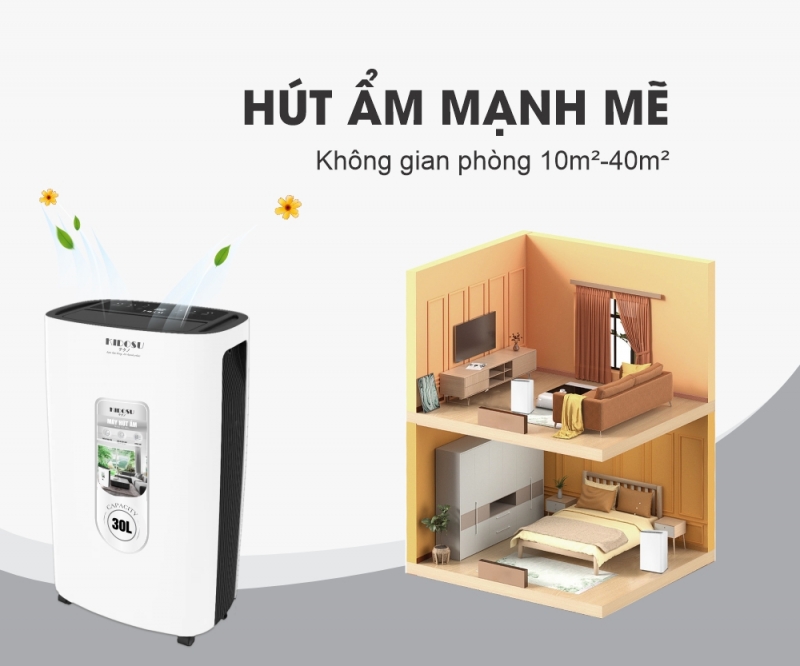 Máy hút ẩm không khí phòng 10 - 40 m²